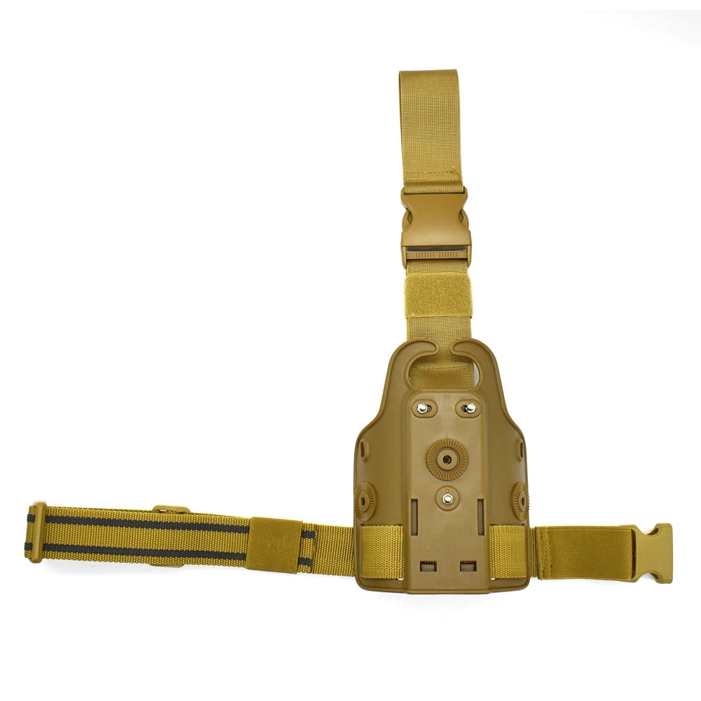 Coldre de Perna IMI para Pistola. Compatível com Glock 17, 19, Beretta M9, 92, 96, Colt 1911, Beretta PX4 Storm