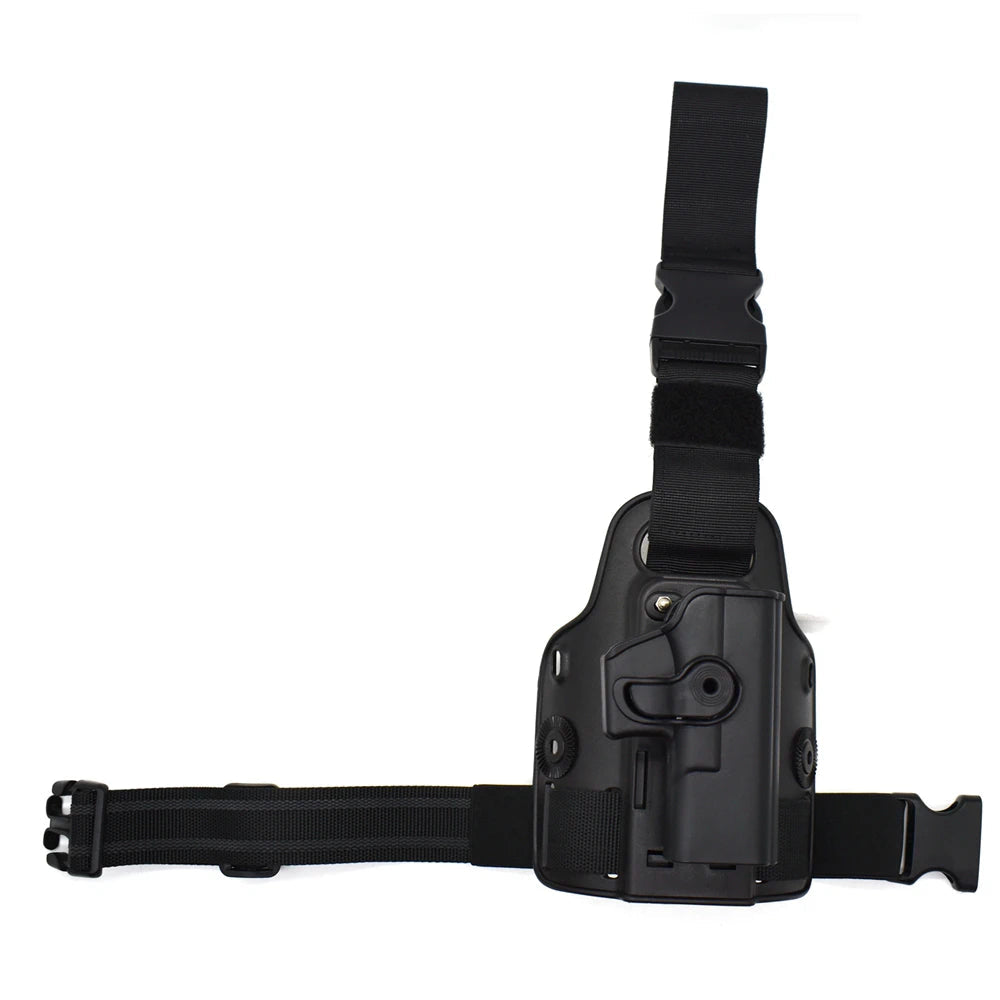 Coldre de Perna IMI para Pistola. Compatível com Glock 17, 19, Beretta M9, 92, 96, Colt 1911, Beretta PX4 Storm