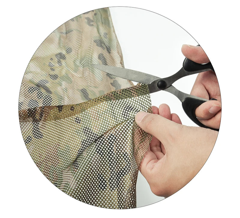 Rede camuflada 300d transparente para caça, tenda, sombra, acampamento e uso em festas