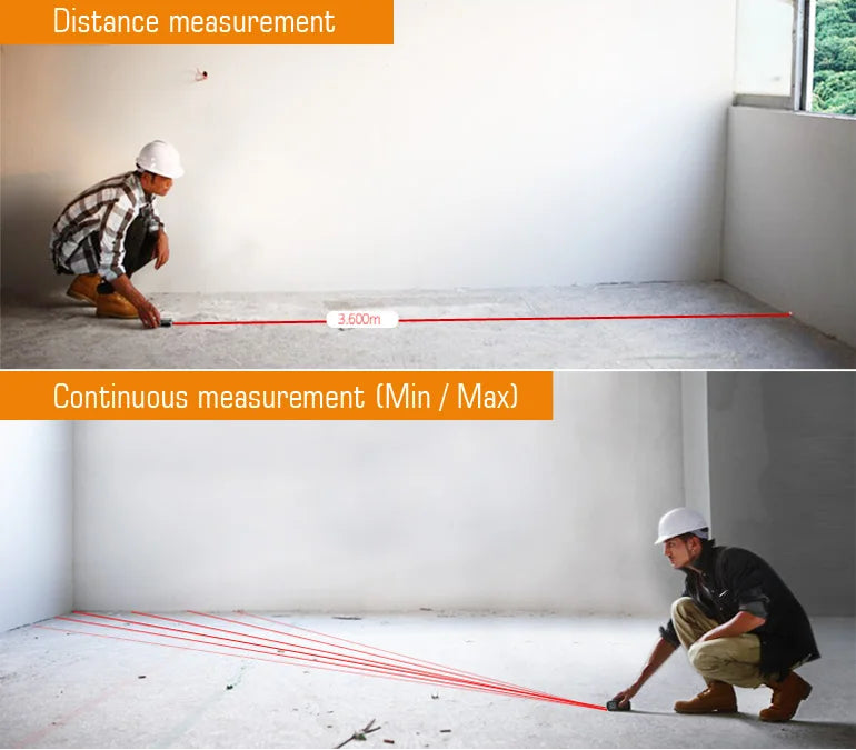 Trenas a laser digital para distancia de 100 metros