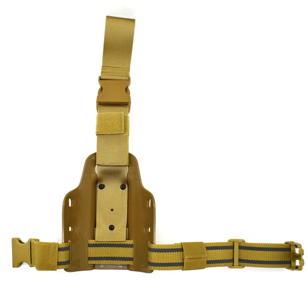 Coldre de Perna IMI para Pistola. Compatível com Glock 17, 19, Beretta M9, 92, 96, Colt 1911, Beretta PX4 Storm