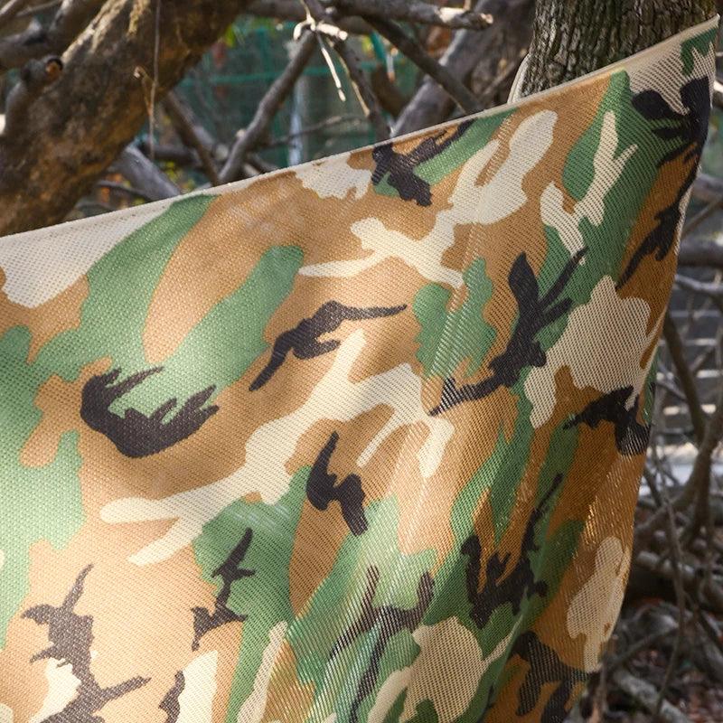 Rede camuflada 300d transparente para caça, tenda, sombra, acampamento e uso em festas