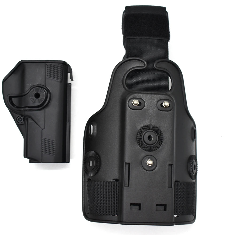 Coldre de Perna IMI para Pistola. Compatível com Glock 17, 19, Beretta M9, 92, 96, Colt 1911, Beretta PX4 Storm