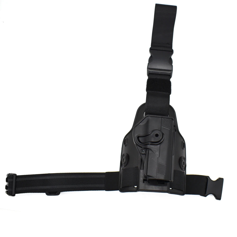 Coldre de Perna IMI para Pistola. Compatível com Glock 17, 19, Beretta M9, 92, 96, Colt 1911, Beretta PX4 Storm