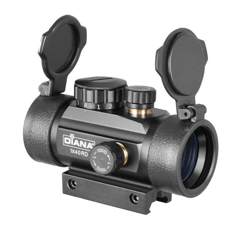 Mira Diana ajustável telescópica e holográfica com red dot