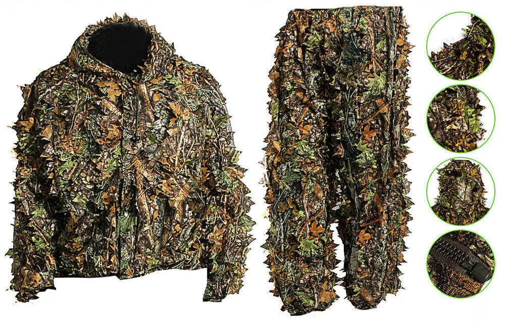 Roupa camuflada unisex para caça