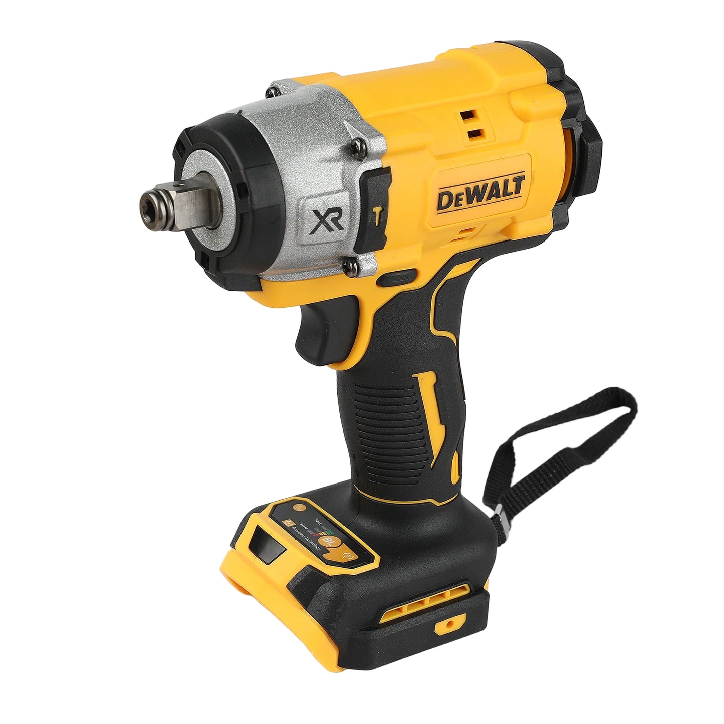 Chave elétrica de impacto DEWALT DCF922 ATOMIC 20V MAX 1/2 pol.  sem fio de velocidade variável com bigorna de pino de retenção