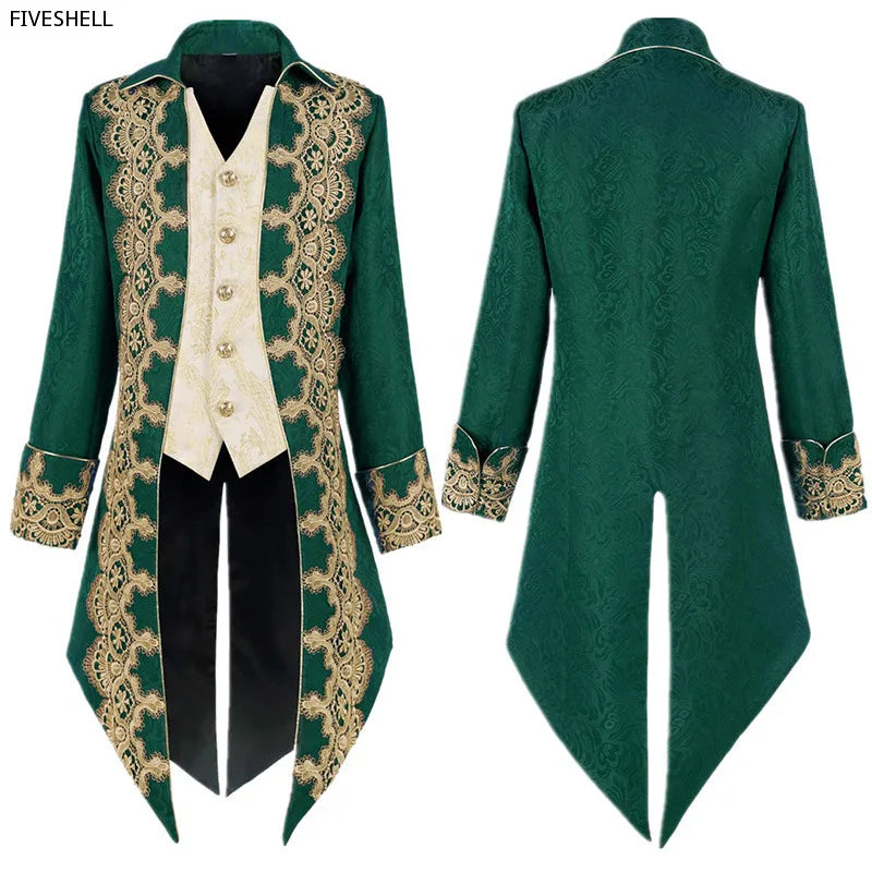 Casaco Vitoriano vintage em veludo masculino