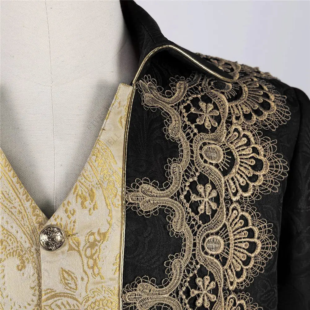 Casaco Vitoriano vintage em veludo masculino