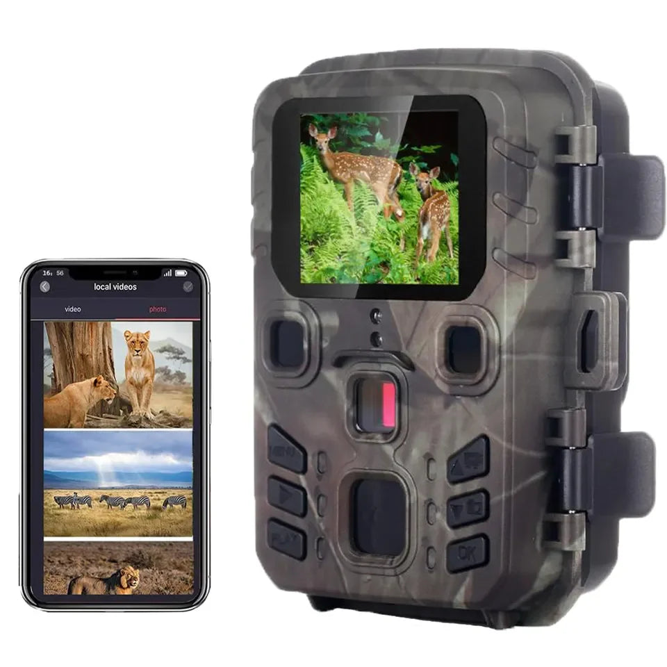 Câmera de espera com sensor de movimento e visão noturna com 24MP e 1296P