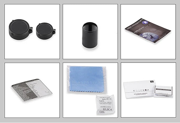 Mira telescópica DiscoveryOpt-HD 2-12x24S curta 30mm de diâmetro