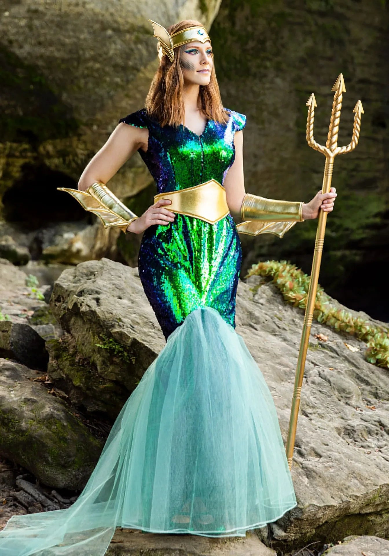 Fantasias de Poseidon e Sireia do Mar