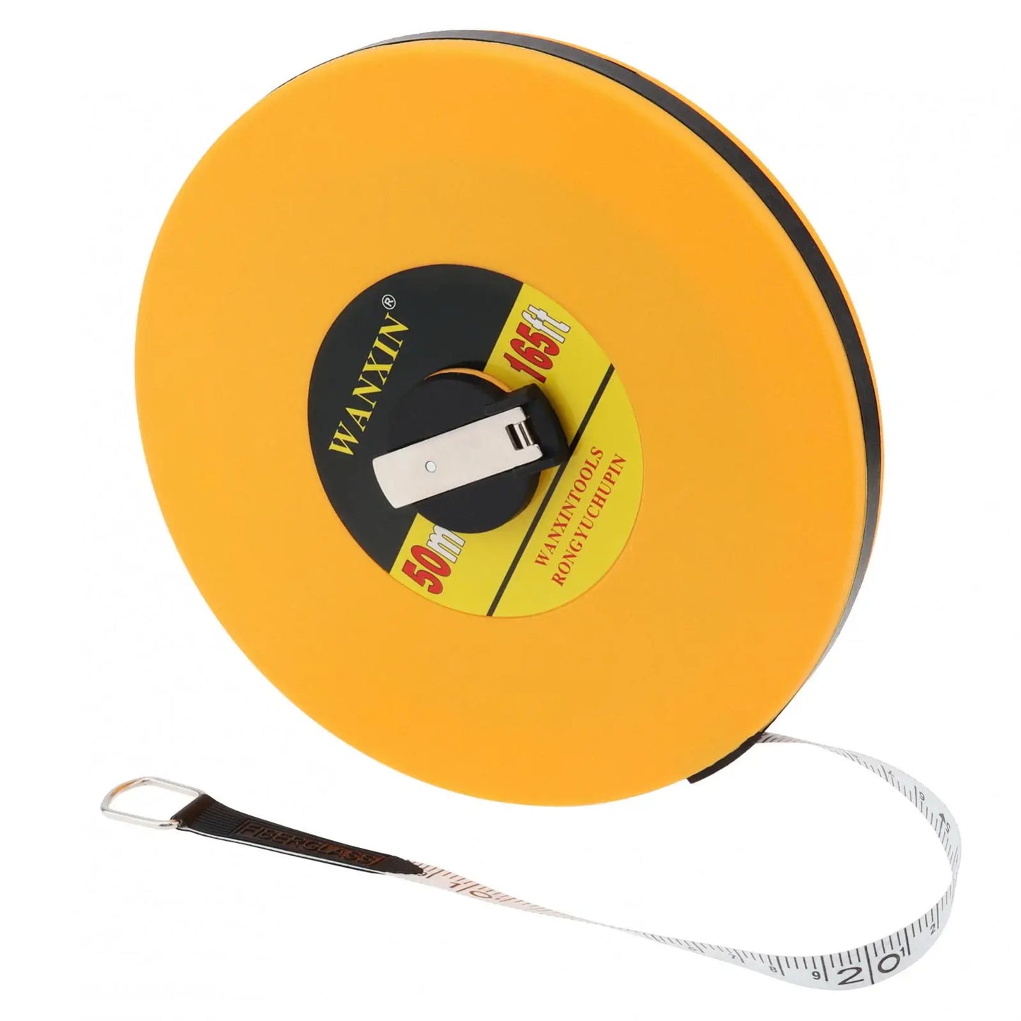 Trena fita métrica circular de fibra de vidro