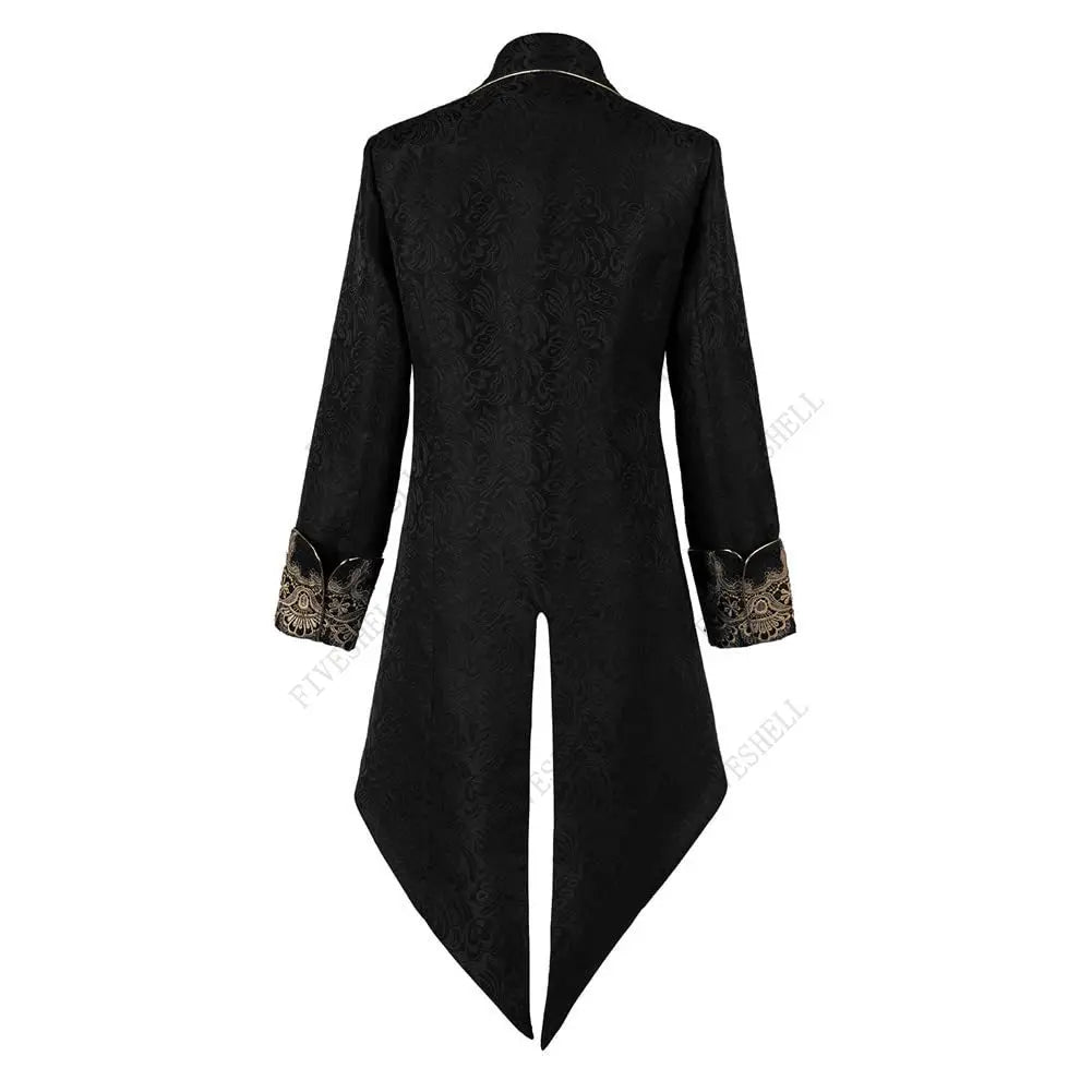 Casaco Vitoriano vintage em veludo masculino