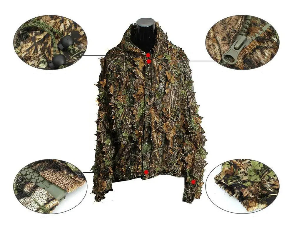 Roupa camuflada unisex para caça