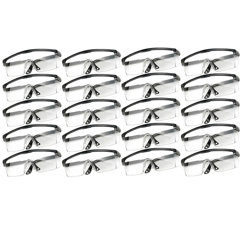 Óculos de proteção ocular antirrespingo para segurança, à prova de vento, poeira e água
