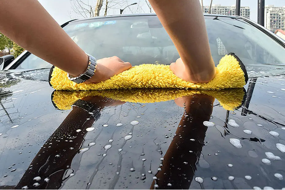 Toalha microfibra dupla face de alta absorção de água