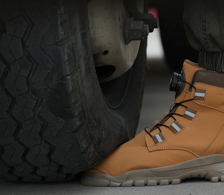 Botas de segurança impermeáveis em aço indestrutível Anti-Smash resistente a cortes