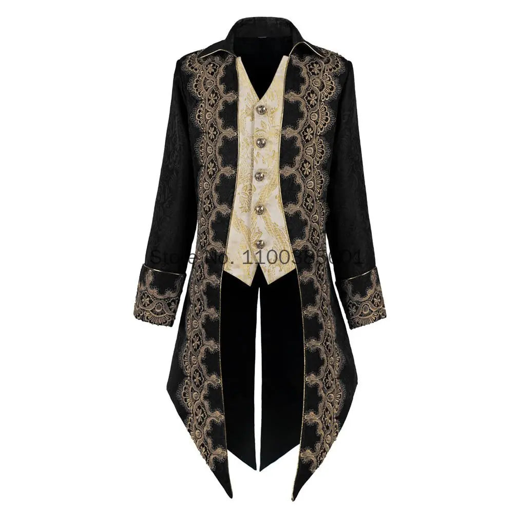 Casaco Vitoriano vintage em veludo masculino