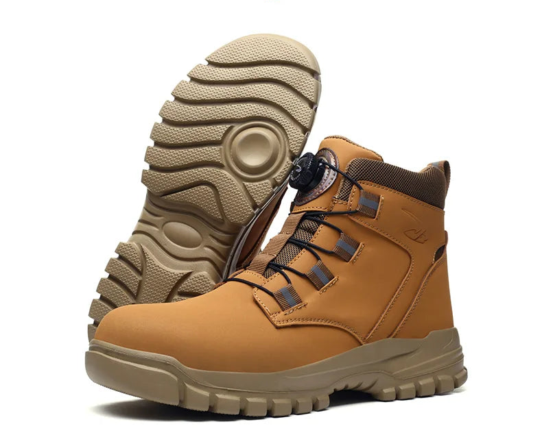 Botas de segurança impermeáveis em aço indestrutível Anti-Smash resistente a cortes