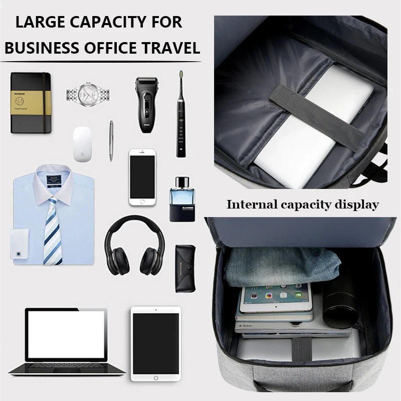 Mochila impermeável para laptop de 15,6"