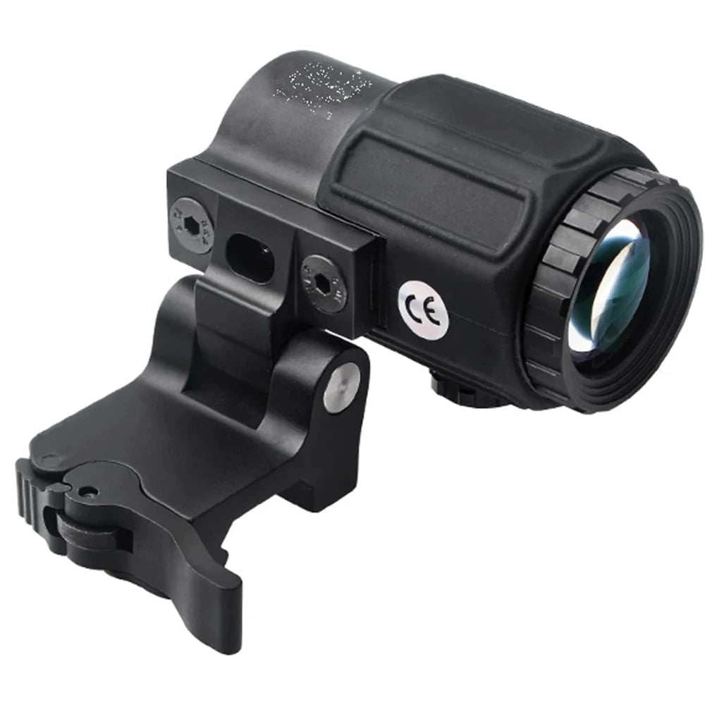 Magnificador 3x escamoteavel G43 para red dot com lente ótica holográfica