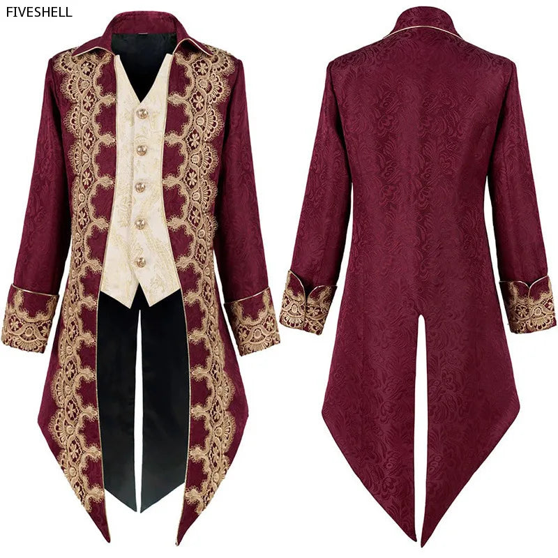 Casaco Vitoriano vintage em veludo masculino