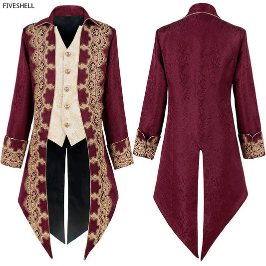 Casaco Vitoriano vintage em veludo masculino