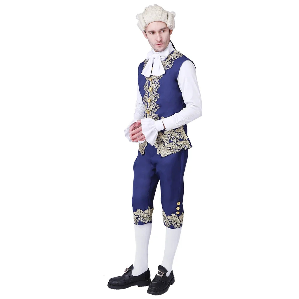 Traje vitoriano do século 18 masculino