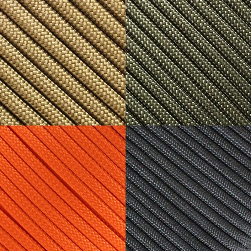 Paracord  cabo de paraquedas militar de 7 fios com 4mm e resistência de 550 libras