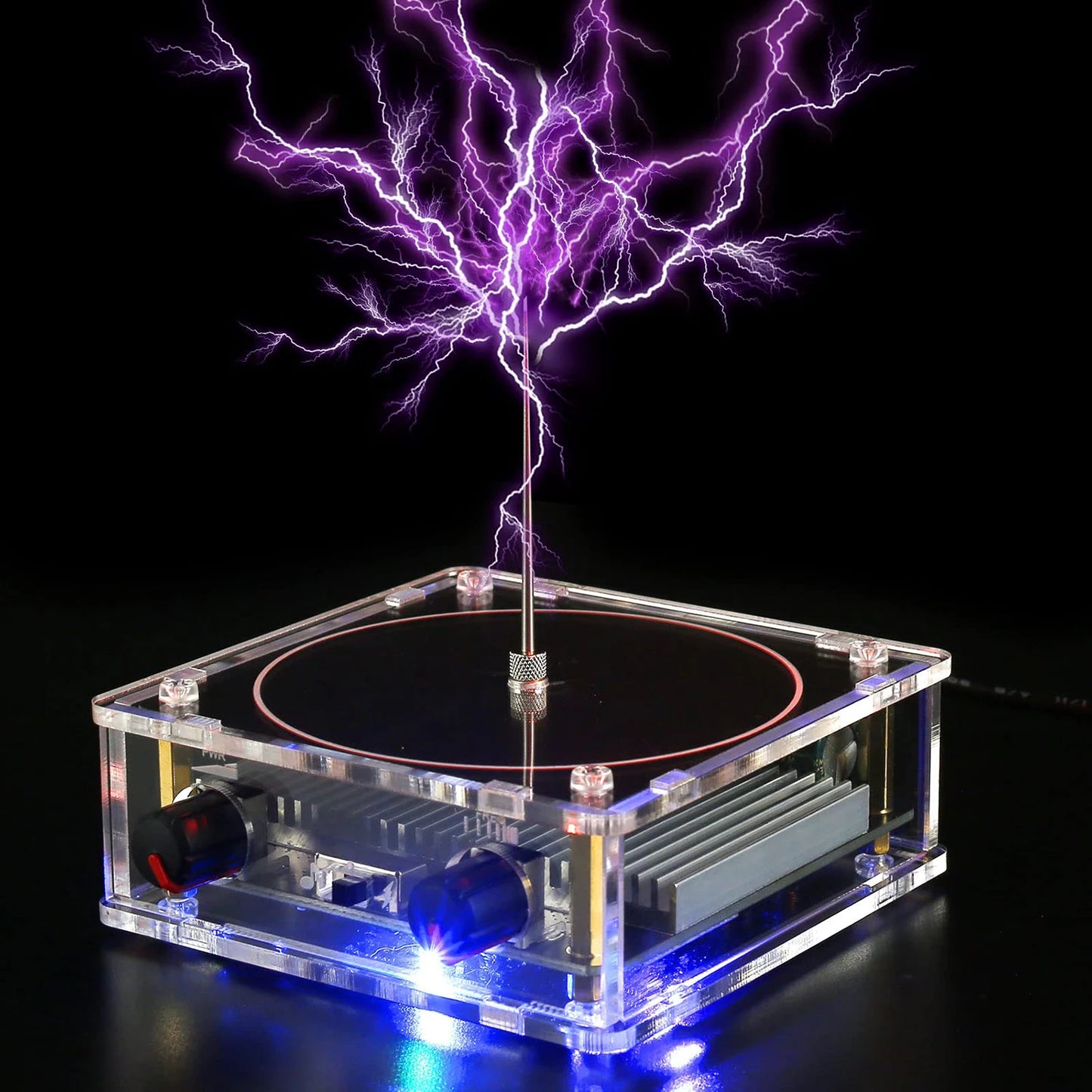 Alto-falante multifuncional de bobina Tesla, iluminação de transmissão sem fio