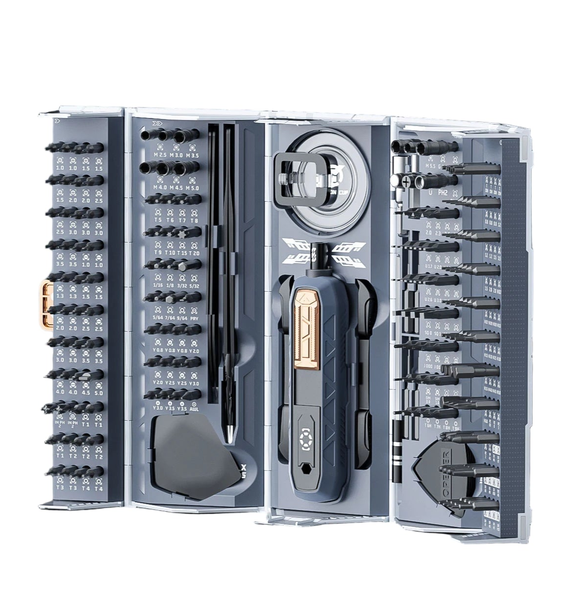 Conjunto de chave magnéticas de precisão jogo 180 em 1