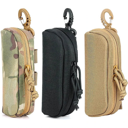 Estojo tático molle para óculos à prova de choque Nylon 1000D