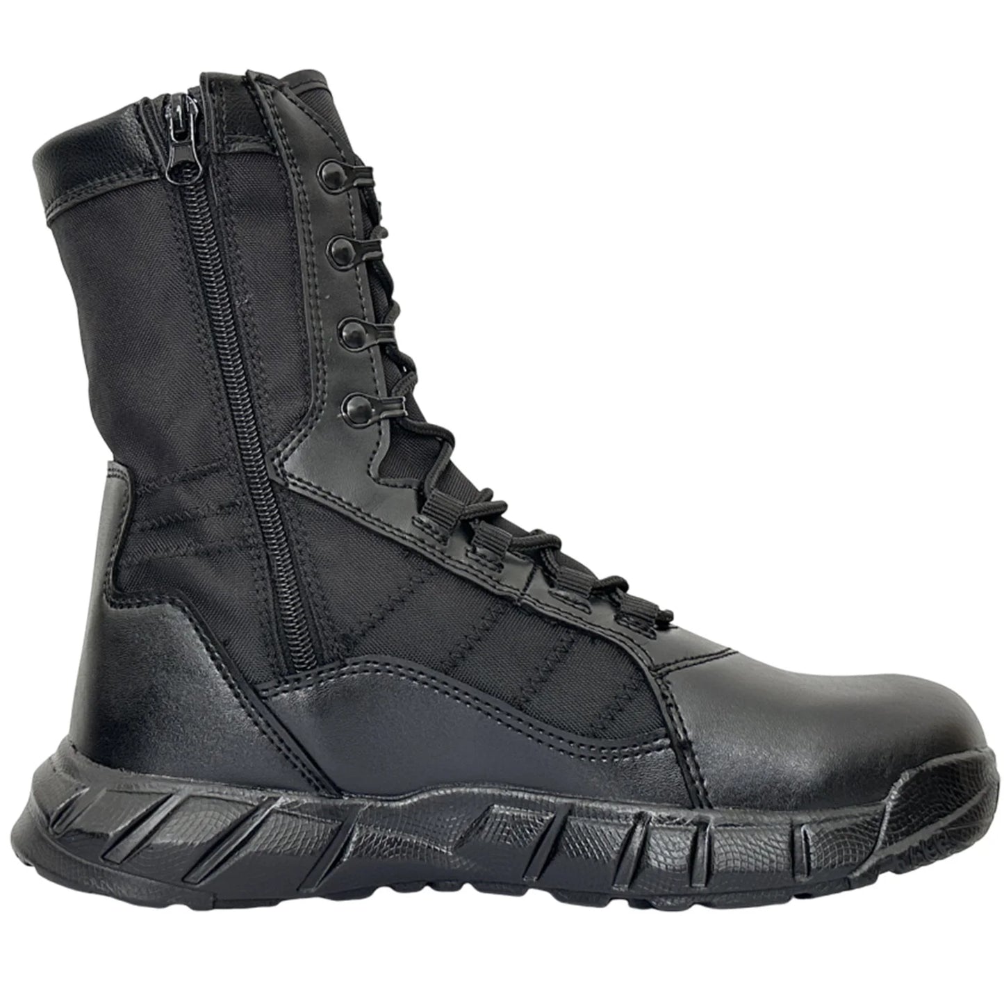 Botas táticas tipo coturno masculinas leves de couro botas de combate anti-colisão para treinamento