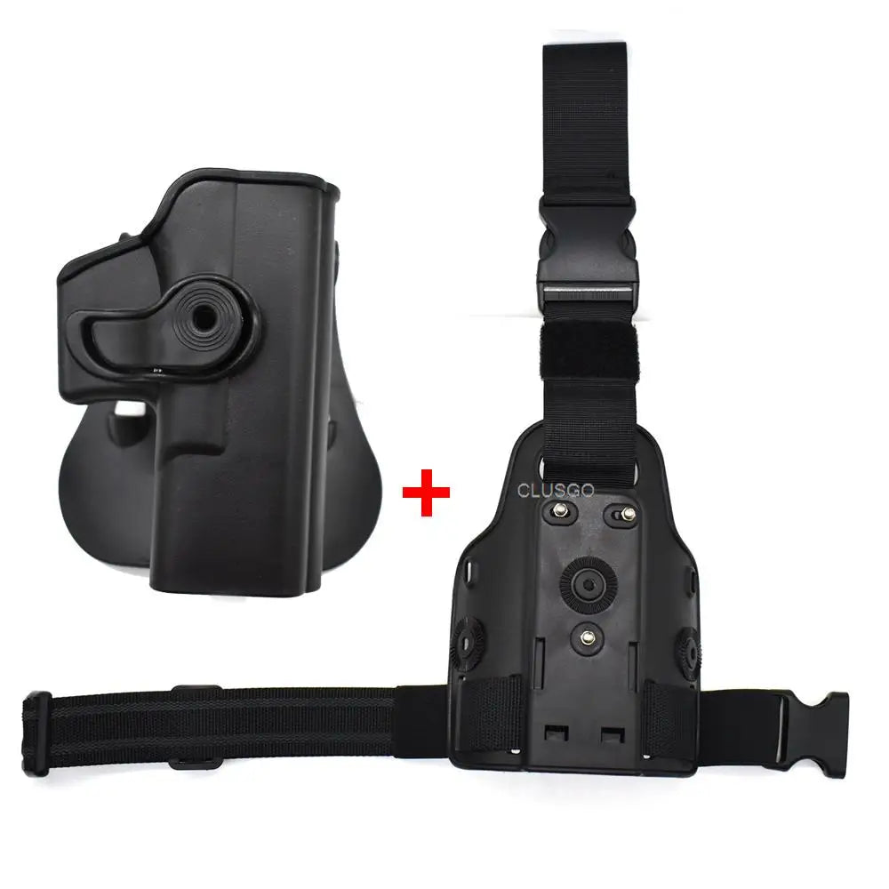 Coldre de Perna IMI para Pistola. Compatível com Glock 17, 19, Beretta M9, 92, 96, Colt 1911, Beretta PX4 Storm