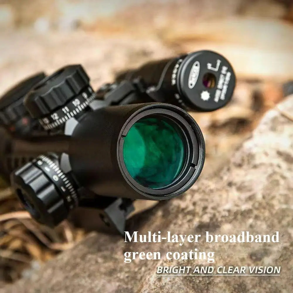 Mira Telescópica M9C 3-10X42 Antissísmica com Laser Infravermelho e Verde Integrado