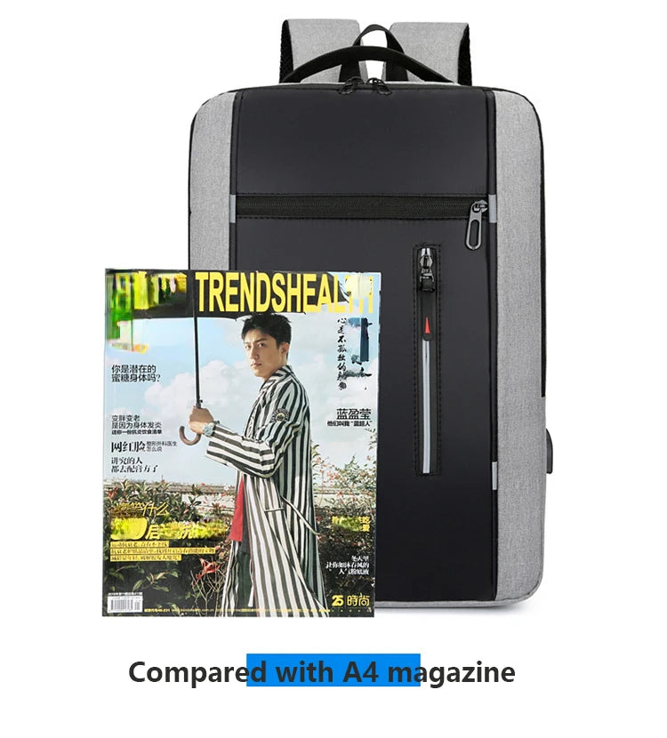 Mochila impermeável para laptop de 15,6"