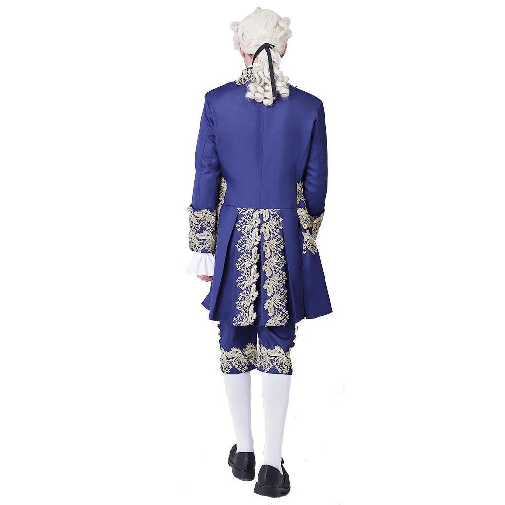 Traje vitoriano do século 18 masculino