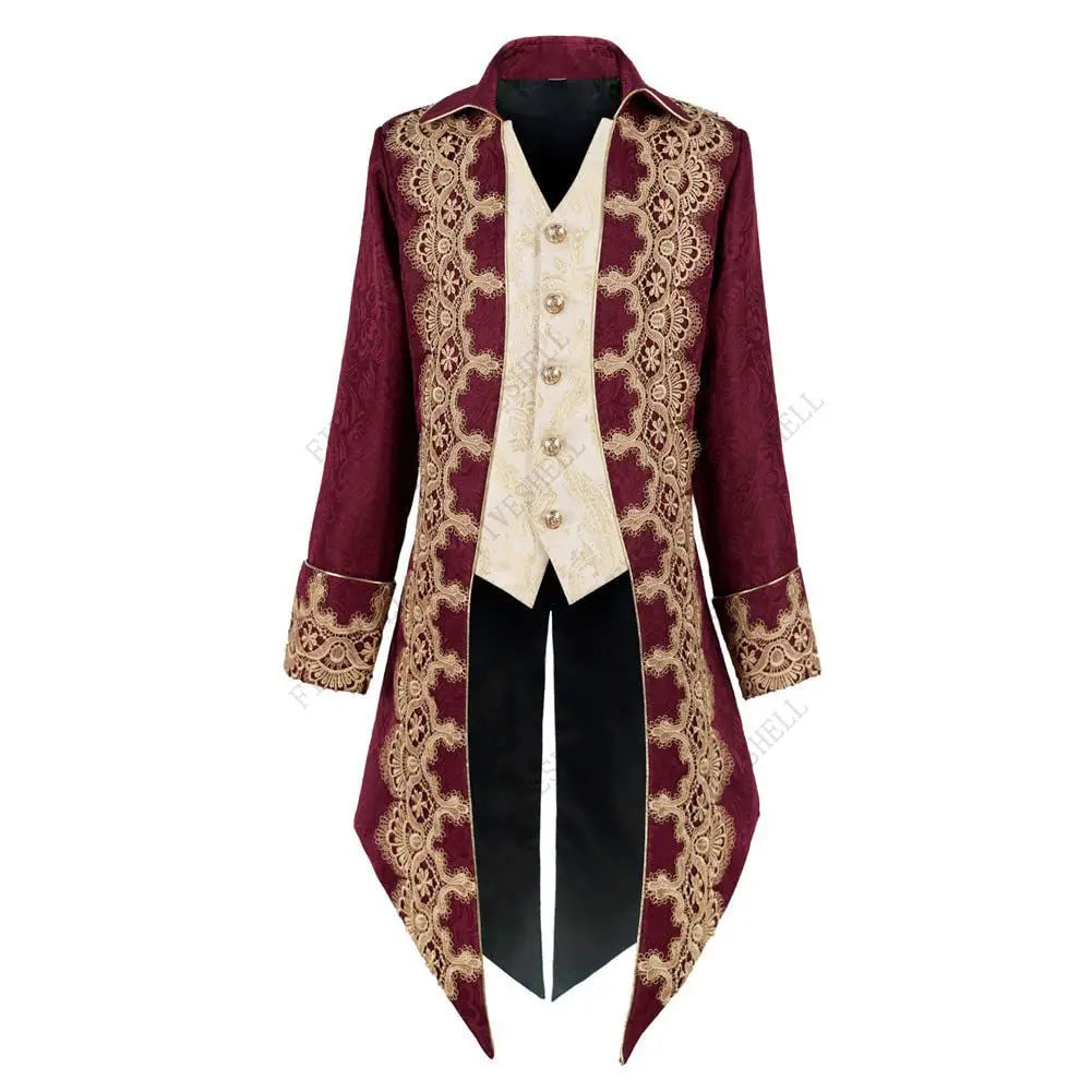 Casaco Vitoriano vintage em veludo masculino