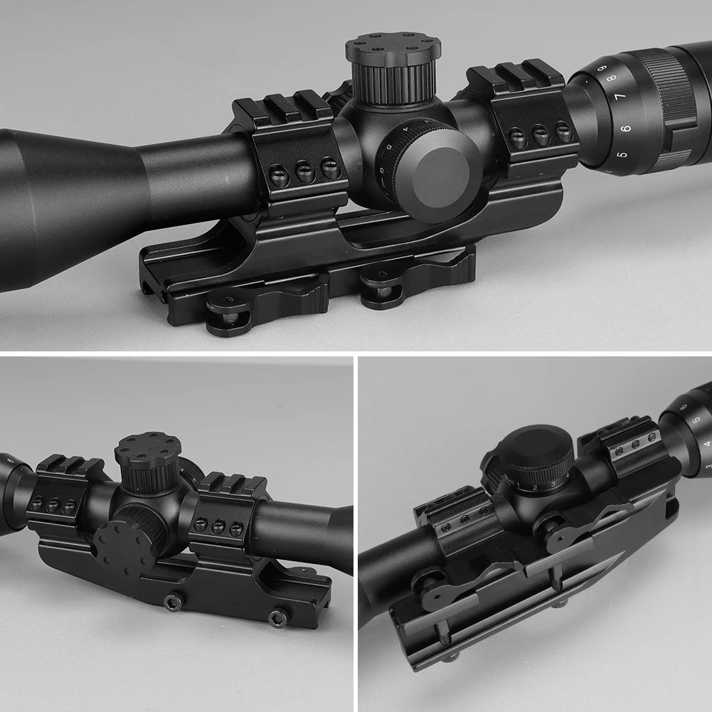 Mount para mira com liberação rápida de 25,4 mm / 30 mm com trilho Picatinny