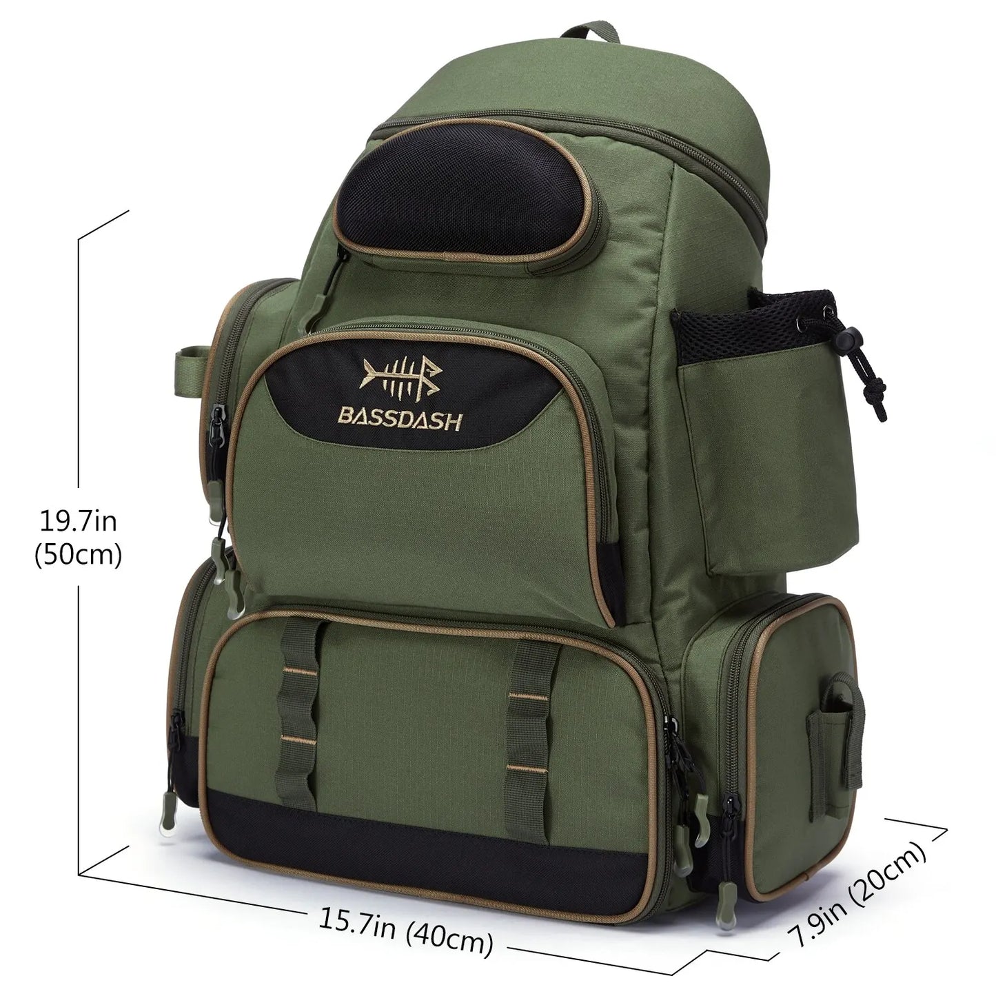 Mochila Leve de Pesca Multifuncional