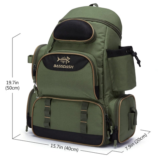 Mochila Leve de Pesca Multifuncional