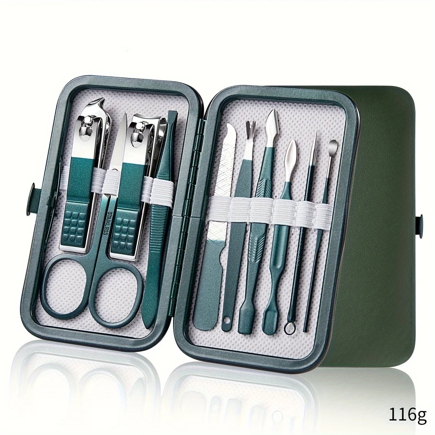 Kit profissional para unhas em aço inoxidável