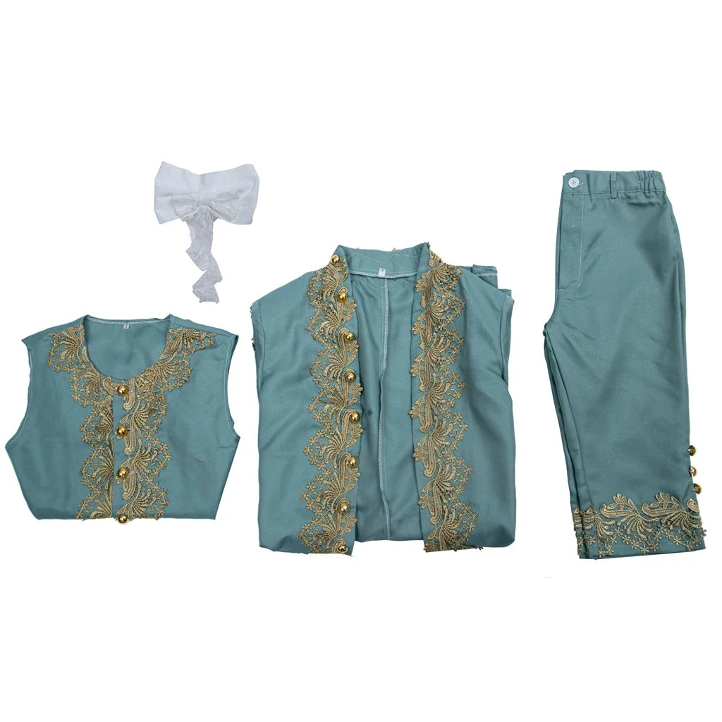 Traje vitoriano do século 18 masculino