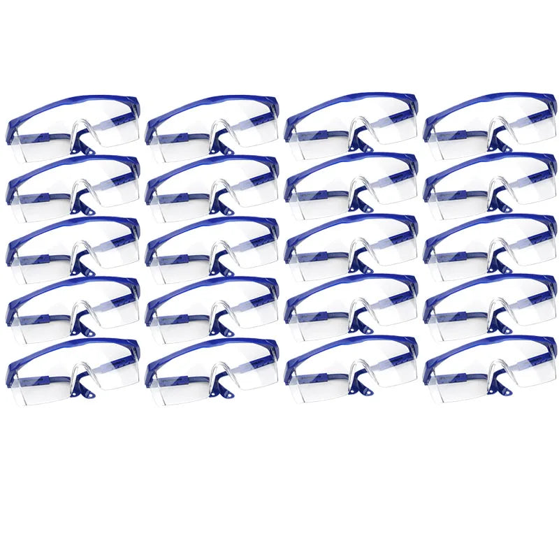 Óculos de proteção ocular antirrespingo para segurança, à prova de vento, poeira e água
