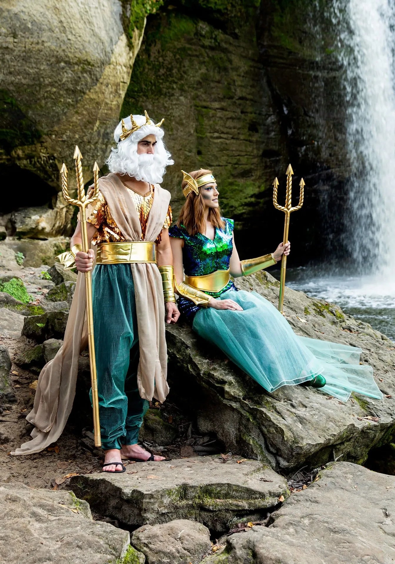 Fantasias de Poseidon e Sireia do Mar