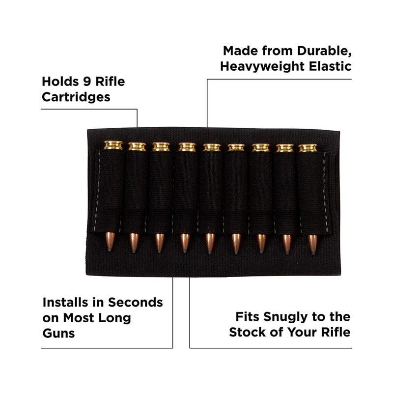 Cartucheira para Coronha de Rifle com 9 Furos China