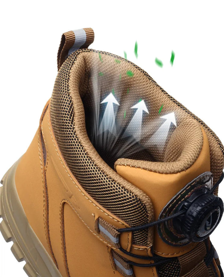 Botas de segurança impermeáveis em aço indestrutível Anti-Smash resistente a cortes