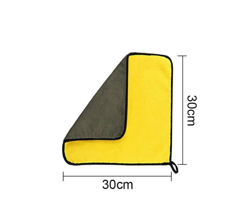 Toalha microfibra dupla face de alta absorção de água