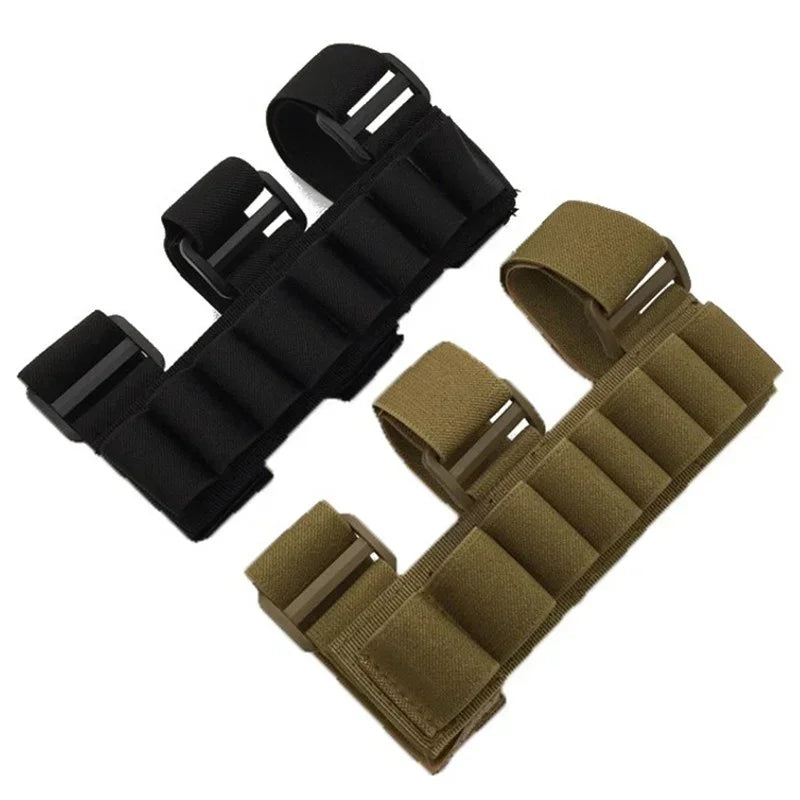 Cartucheira com 8 rodadas de calibre 12 ou 20